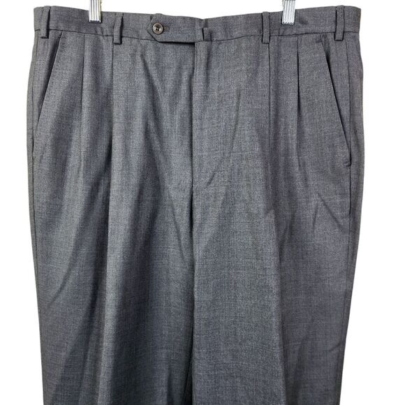 Incotex Mens 100% Wool Minimalist Neutral Dress Pants 38x31 - Picture 4 of 8